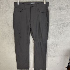 S Eddie Bauer Pants Mens‎ 34x29 Grey Travex Travel Commute Stretch Hiking Trail